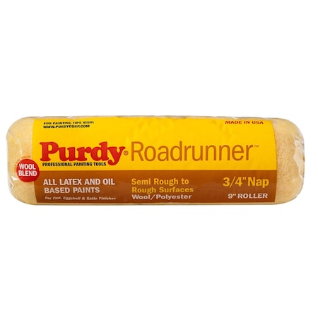 Purdy Purdy Roadrunner Polyester 9 in. W X 3/4 in. Regular Paint Roller Cover 1 pk 144654094